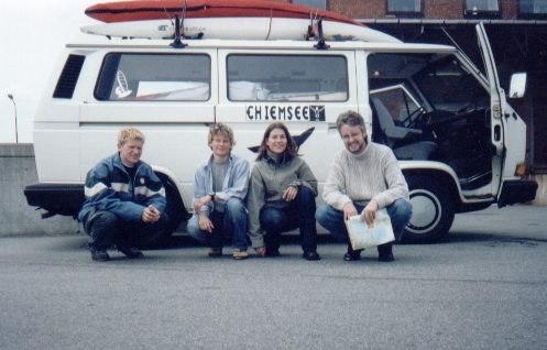 Ett förväntansfullt gäng på väg!